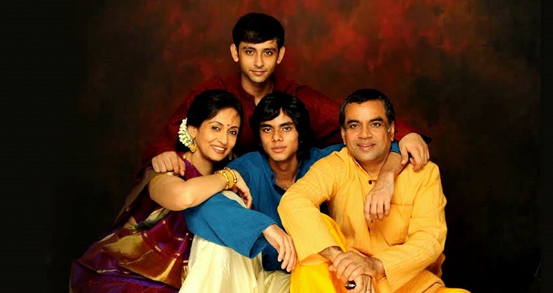 Paresh Rawal Family 