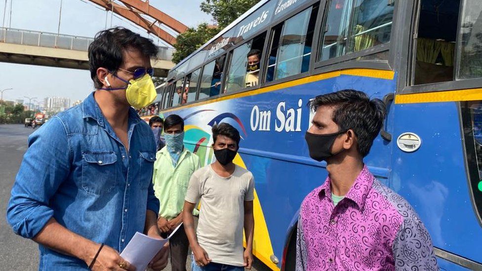 India coronavirus: Bollywood actor Sonu Sood hailed for helping migrants 