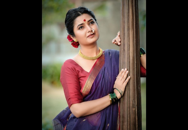 Actress Prajakta Mali