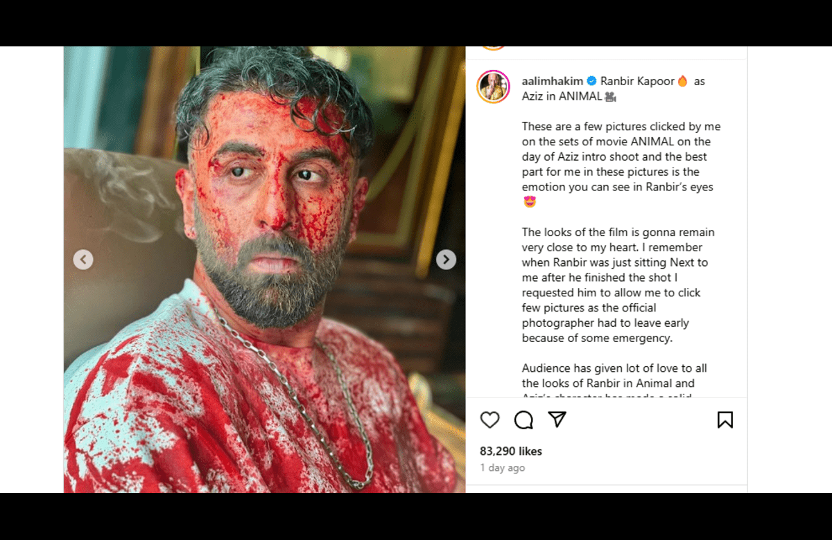 Blood stained pictures of Ranbir Kapoor