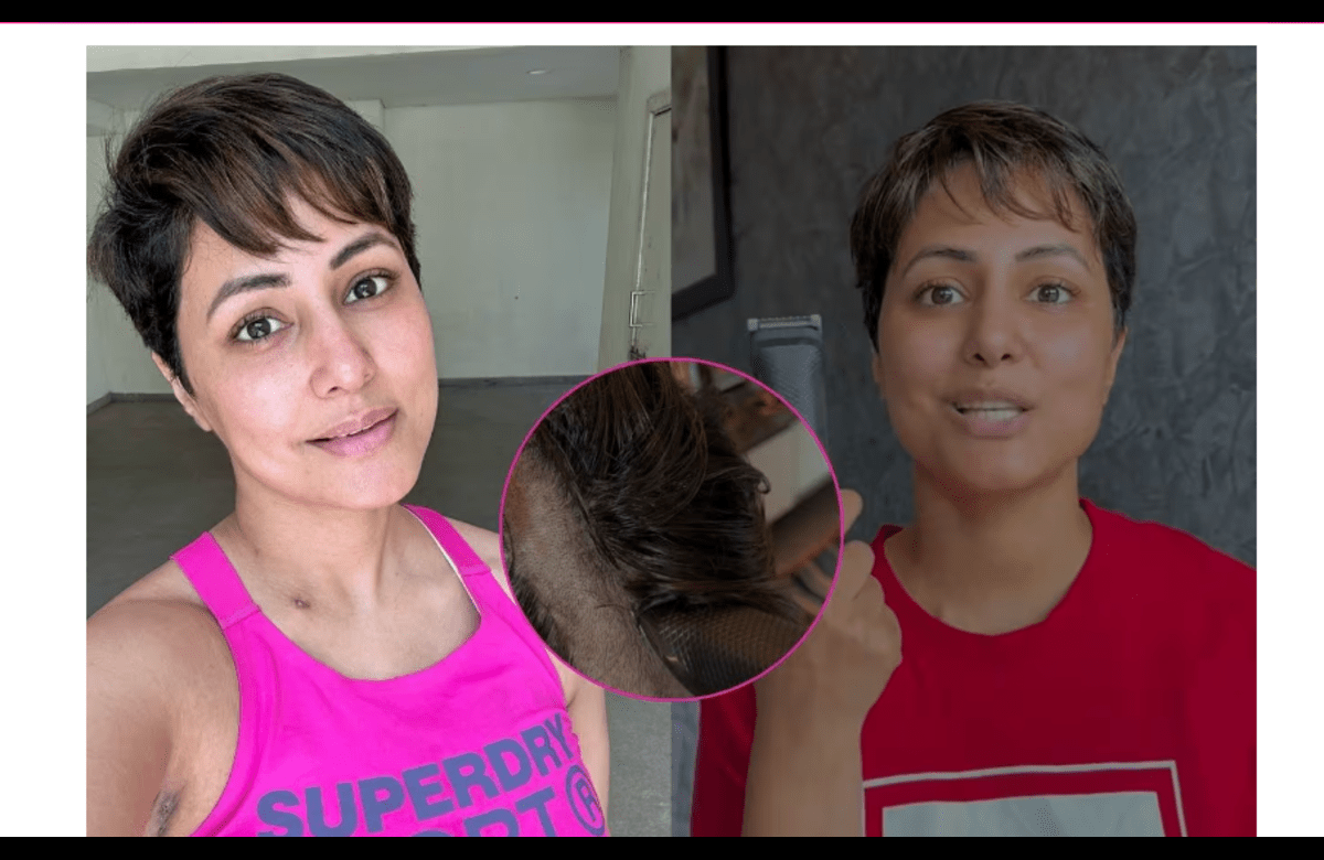 Hina Khan Shaved Her Head