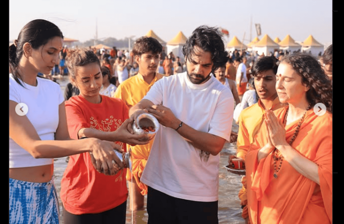 Rajkumar Rao in Maha Kumbh