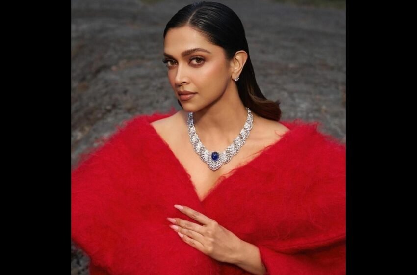 Deepika Padukone च्या लाल लुकने साऱ्यांना घातली भुरळ घातली!