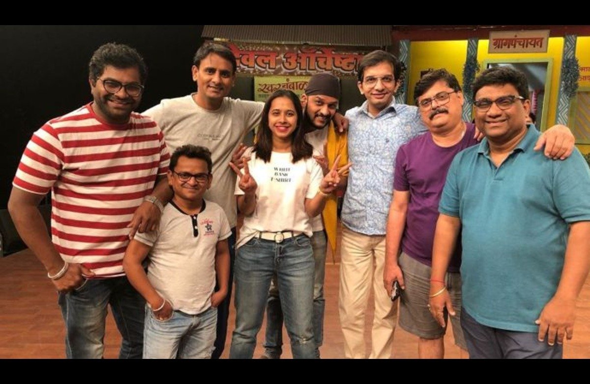 Nilesh Sable On Chala Hava Yeu Dya