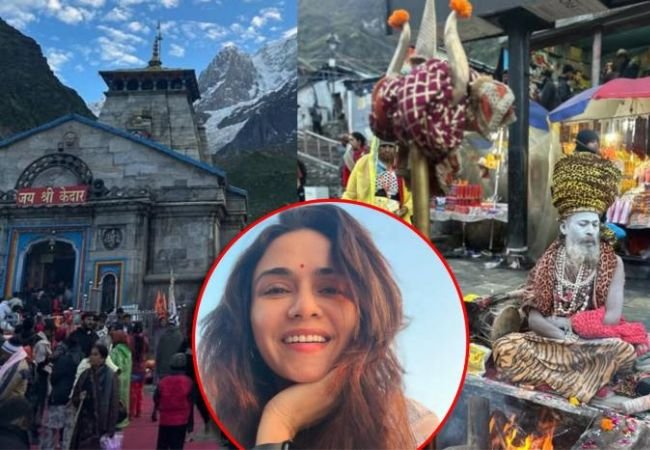 amruta khanwilkar at kedarnath