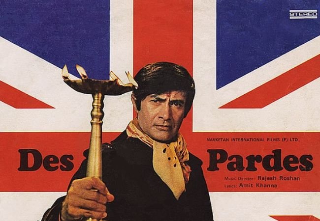 Dev anand in des pardes movie