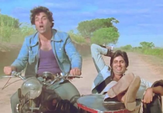 amitabh bachchana nd dharmendra