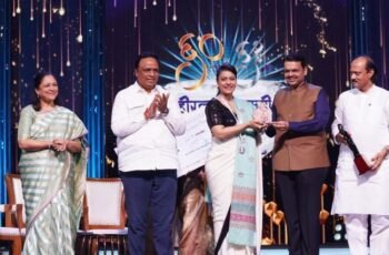 kajol at maharshtra state film awards