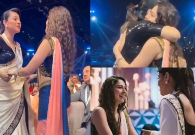 kajol with sonalee kulkarni | Latest Marathi Movies
