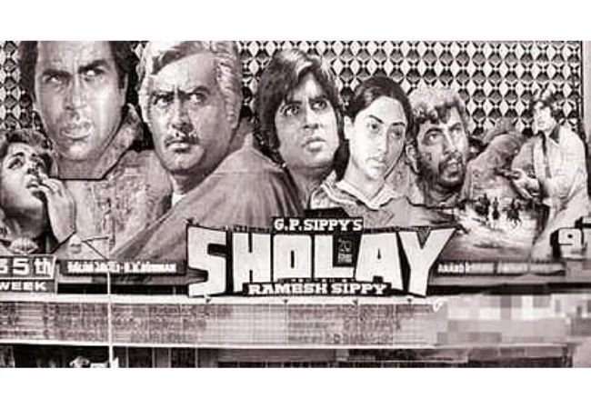 sholay iconic bollywood movie