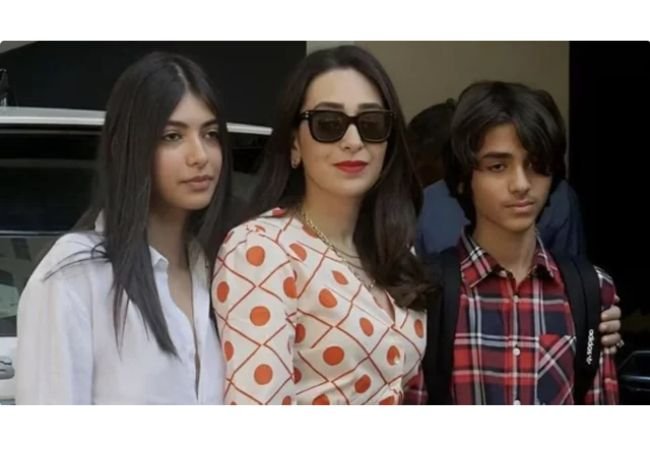 karishma kapoor with kids