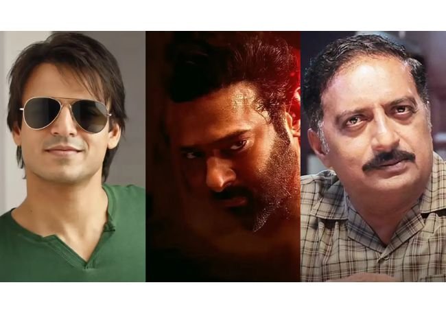 prabhas with vivek oberoi and prakash raj