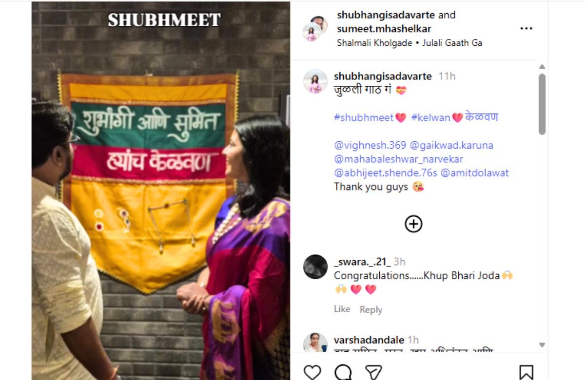 Actress Shubhangi Sadavarte