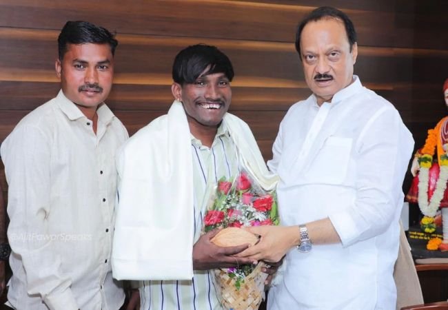 ajit pawar and suraj chavan