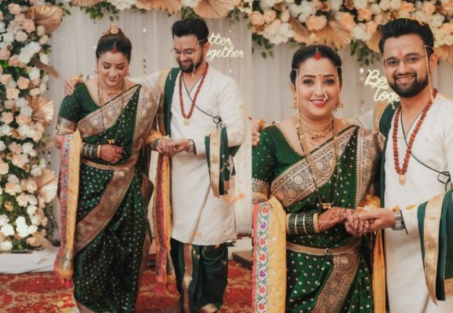 Apurva Nemlekar हिने व्हेलेंटाईनच्या दिवशीच बांधली लग्नगाठ; फोटो शेअर करत दिली गुडन्यूज!