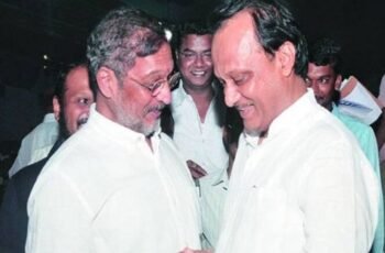 nana patekar with ajit pawar