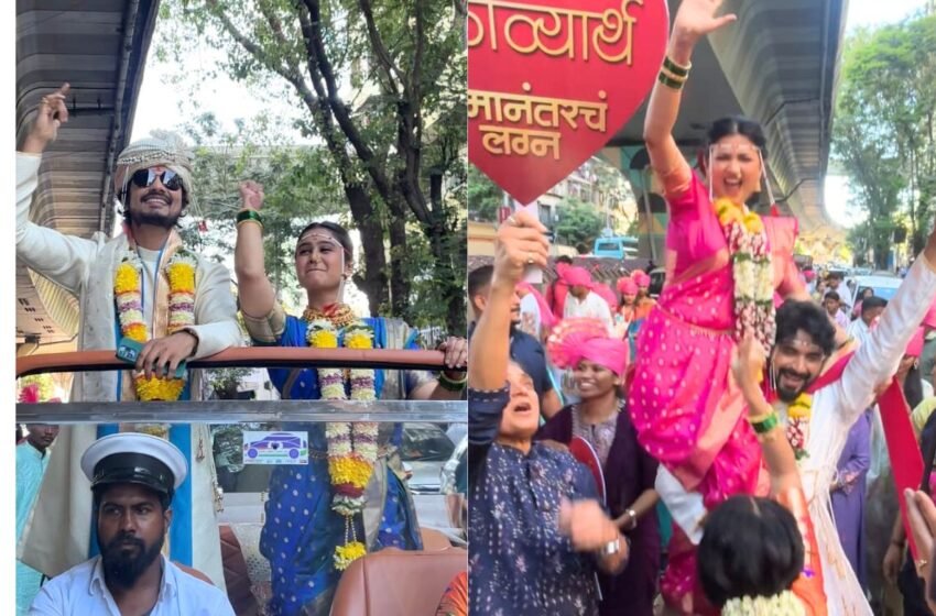  ‘Lagnanantar Hoilach Prem’ मालिकेची दिमाखदार वरात लालबागच्या राजाच्या दरबारात; चाहत्यांचा उत्स्फूर्त प्रतिसाद